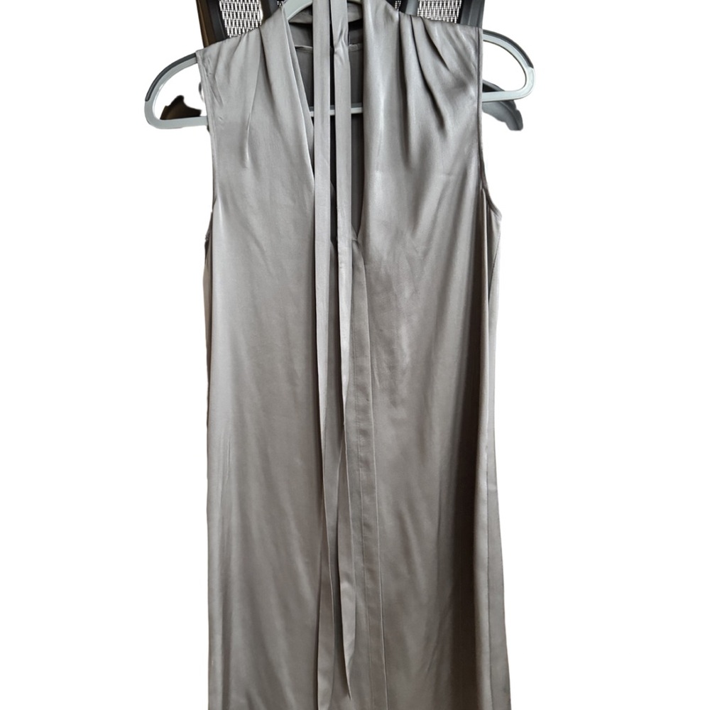 Theory Charcoal Sleeveless Dress